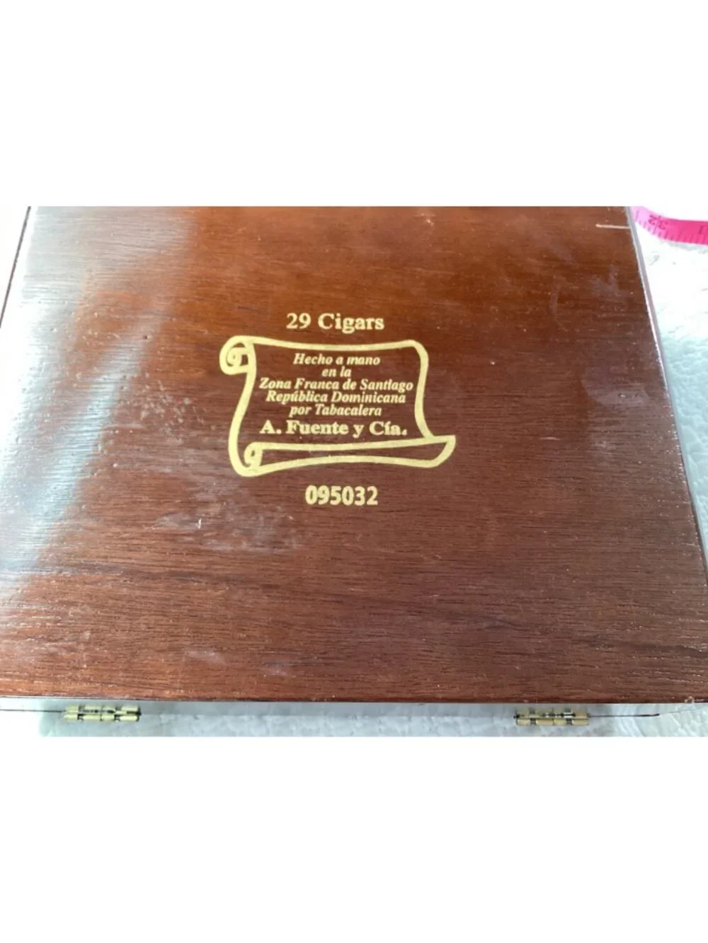 Fuente Fuente OpusX Chateau De La Fuente Perfection No. 2 Wooden Cigar Box 1992